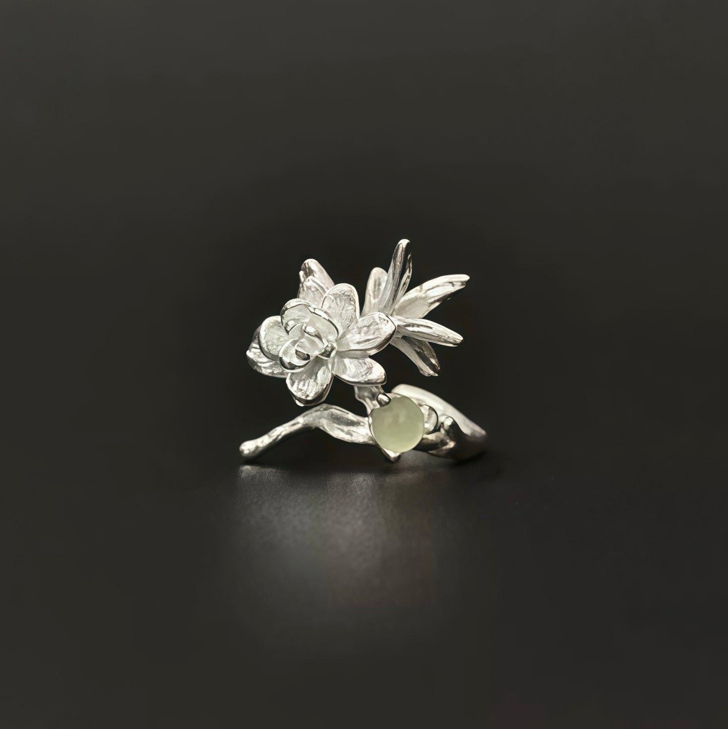 Winter Magnolia Ring