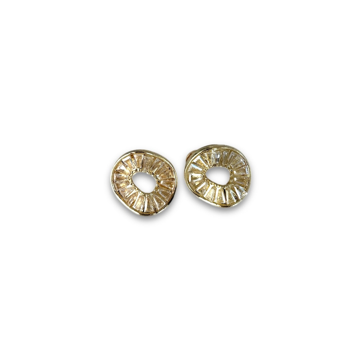 Wave Circle Earrings