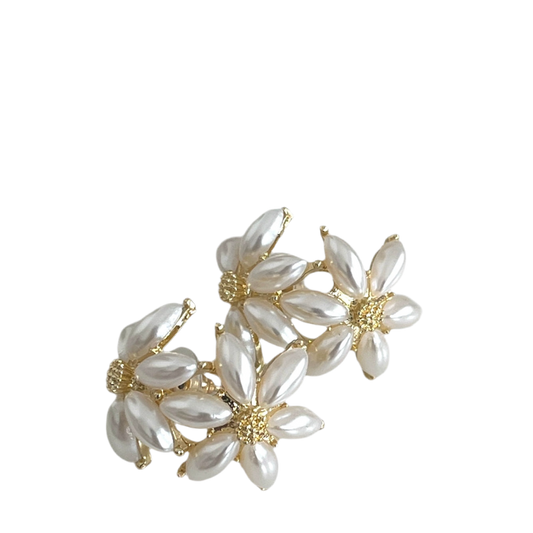 Pearl Flora Earrings