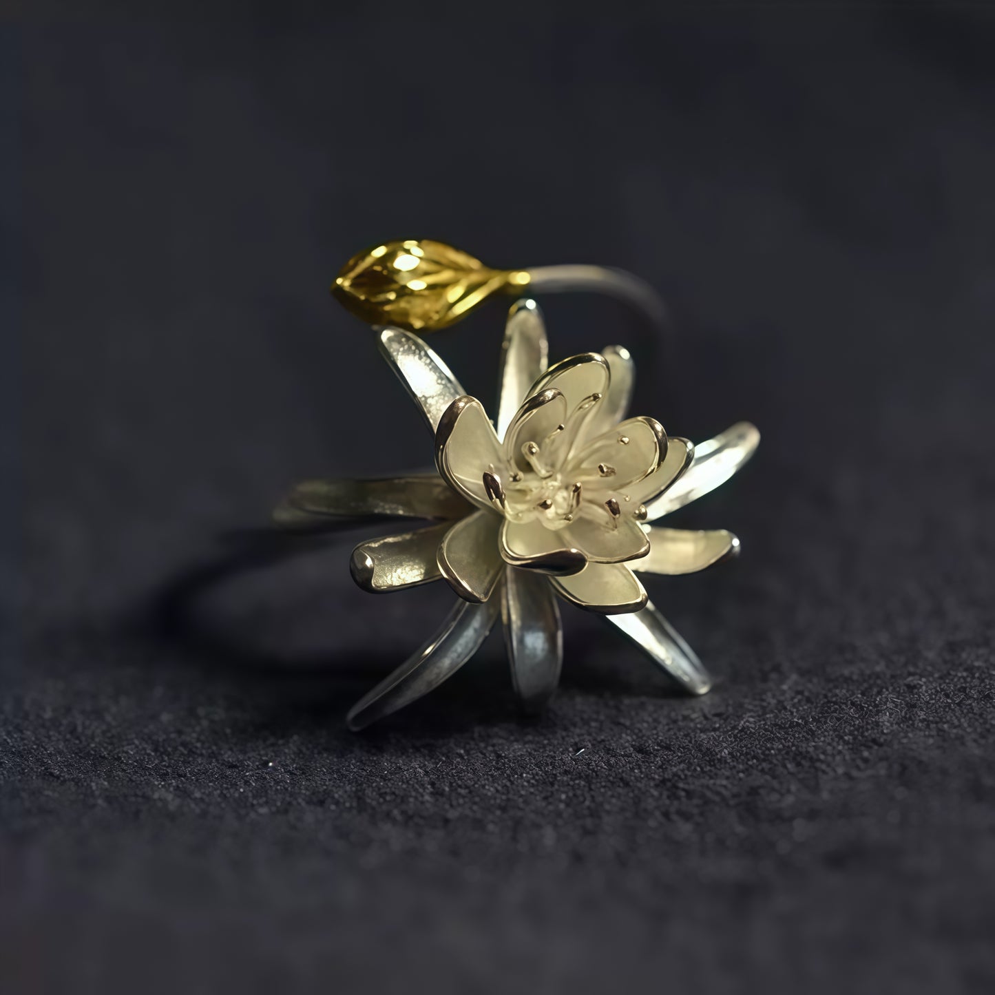 Eternal Lotus Ring — Serenity in Bloom