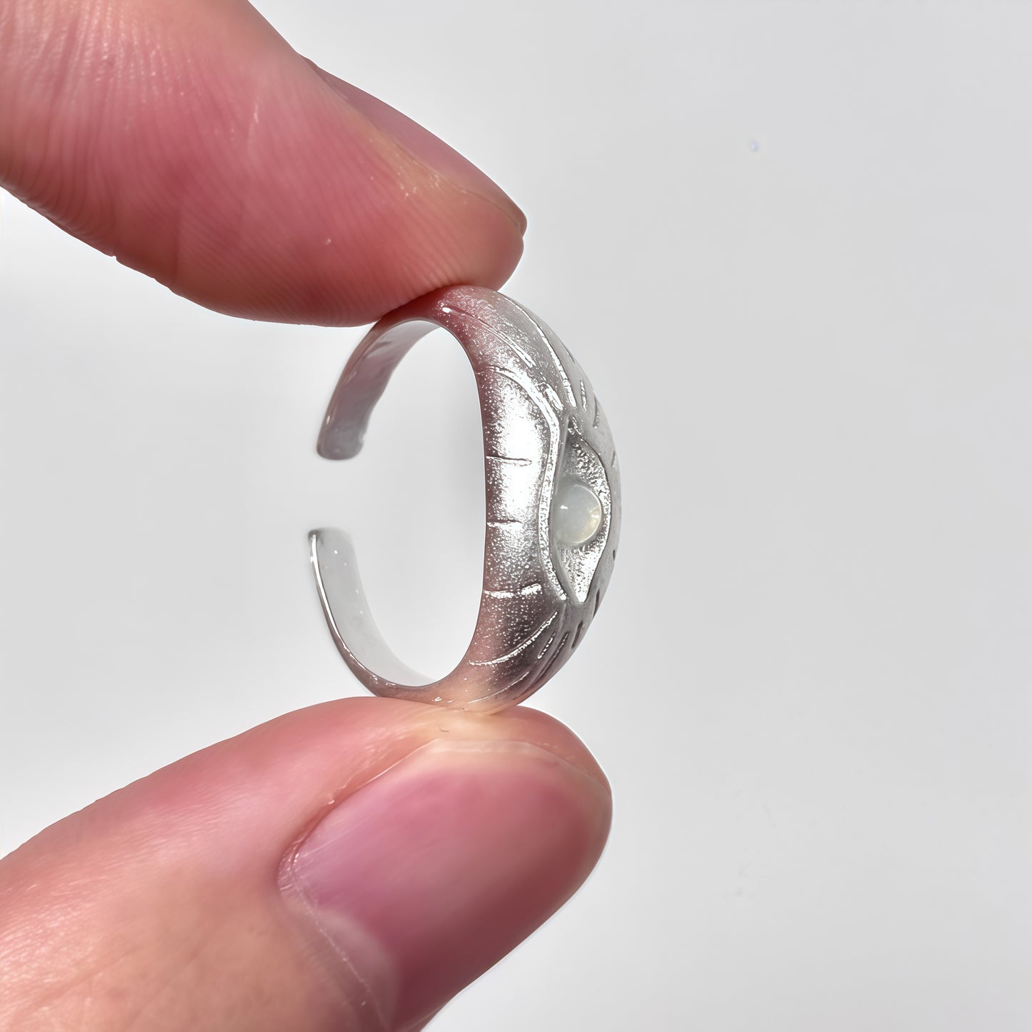 Ethereal Eye Silver Ring