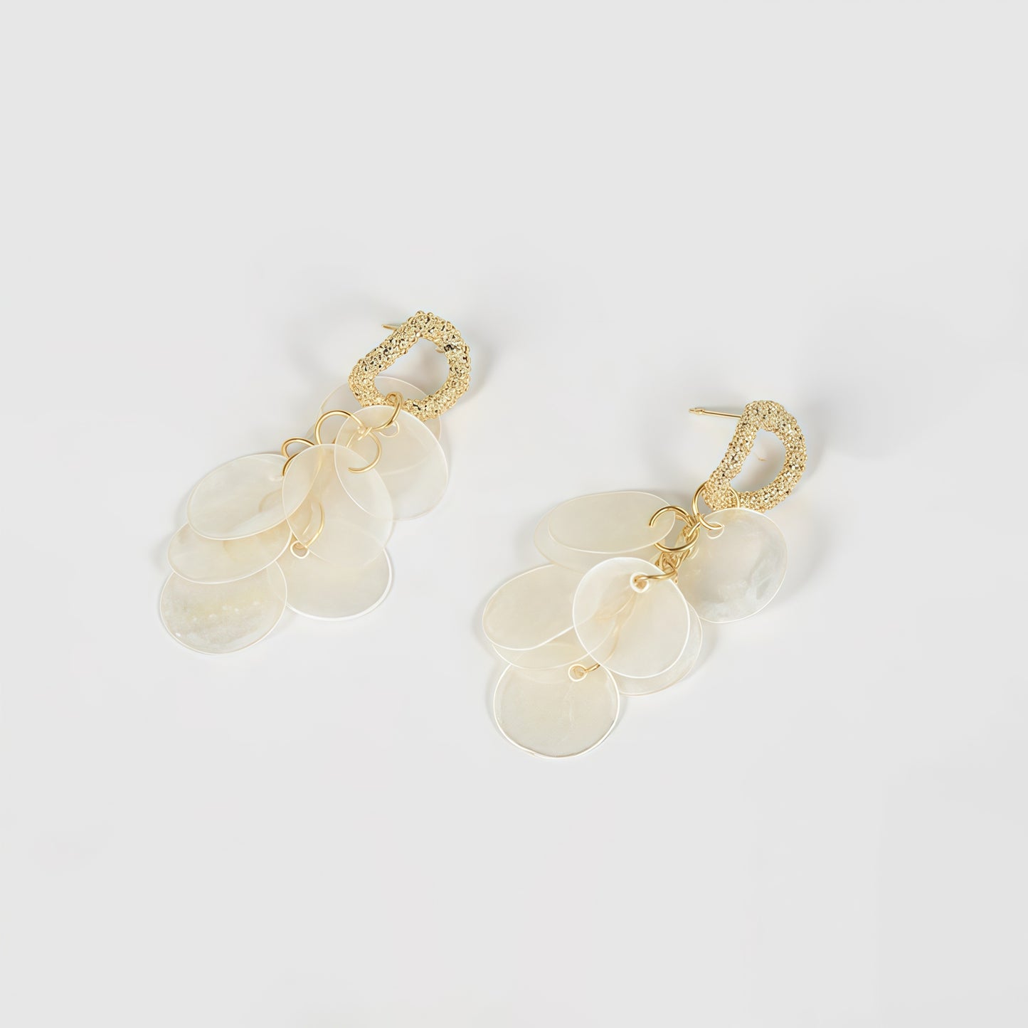 Moonlit Tides Shell Earrings