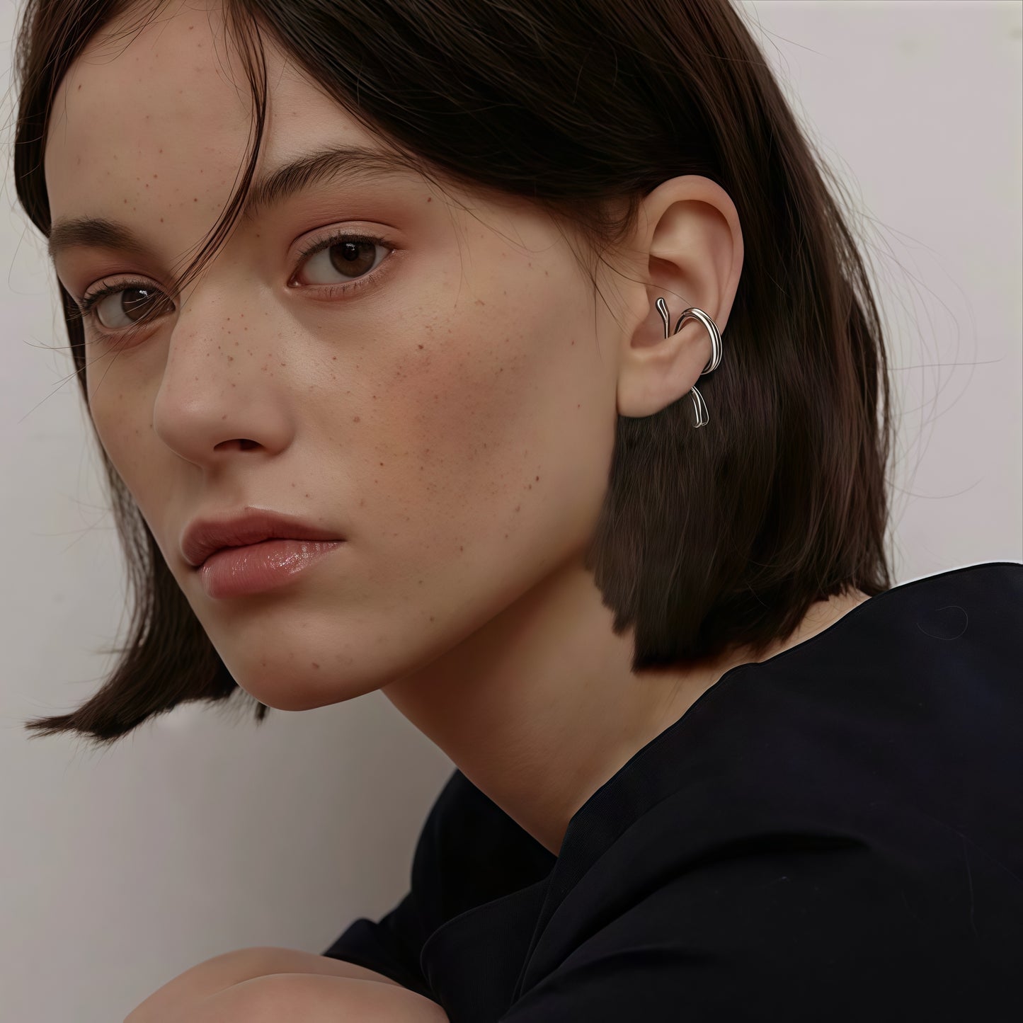 Liquid Flow Ear Cuff