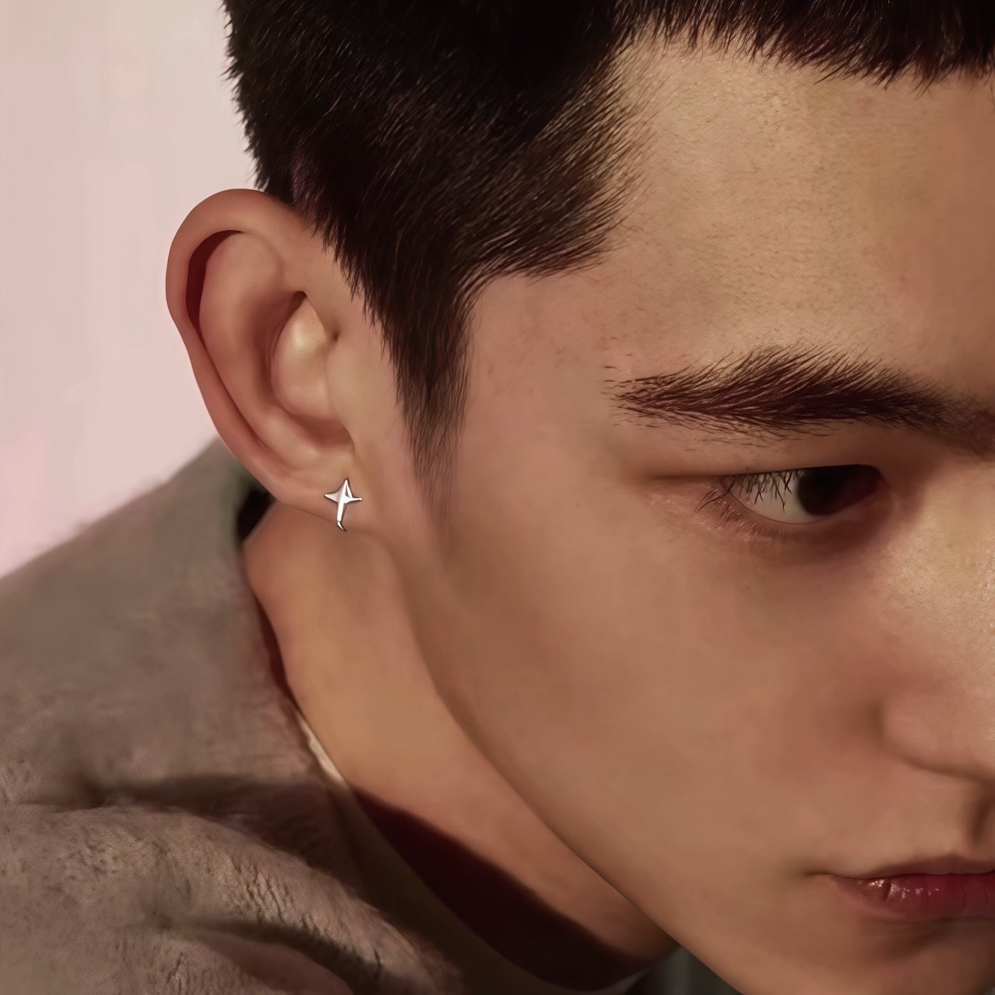 Stellar Orbit Earring Set – Minimalist Silver Ear Cuffs & Hoops