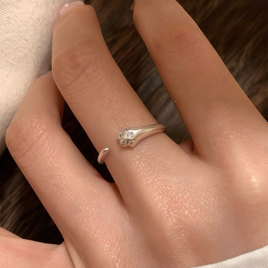 Paw Print Open Ring