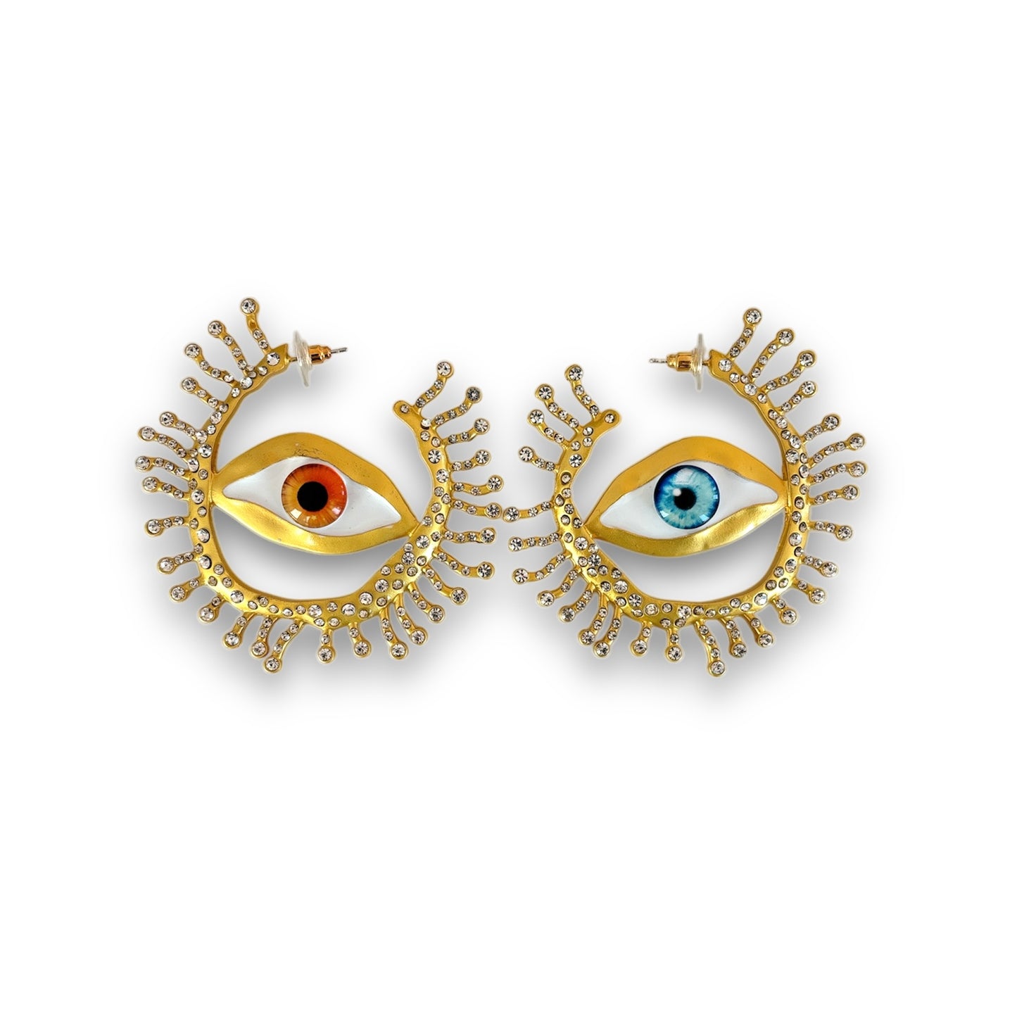 Eyes of Frost and Flame Earrings