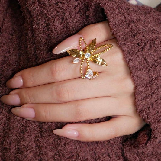 Golden Bloom Ring