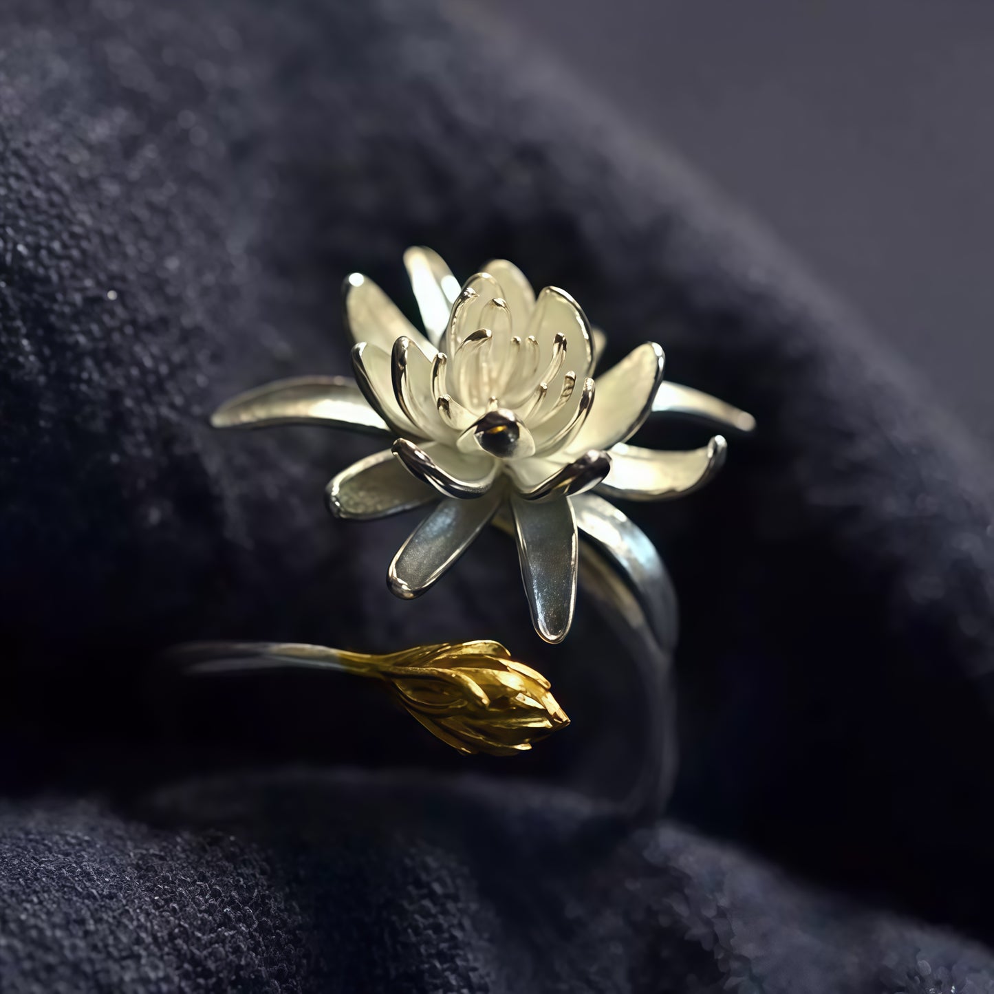 Eternal Lotus Ring — Serenity in Bloom
