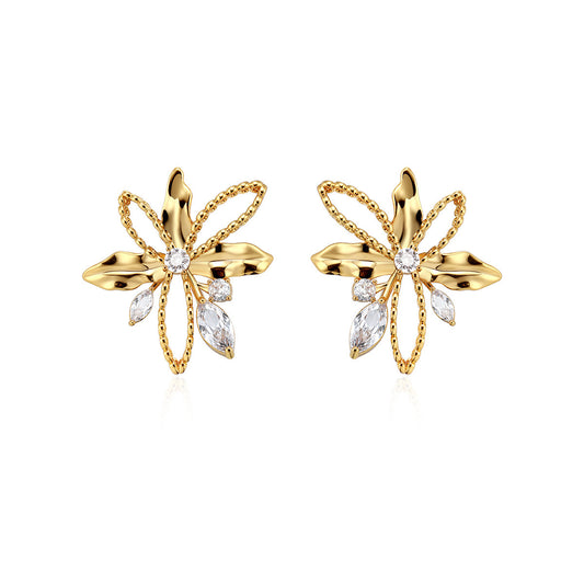 Golden Bloom Earrings – Radiate Grace