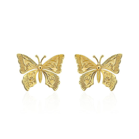 Golden Bloomfly Earrings
