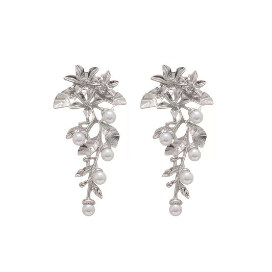 Blooming Grace Pearl Earrings