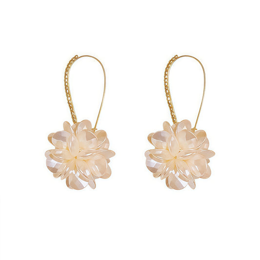 Golden Bloom Earrings – Petal Perfection in Every Detail