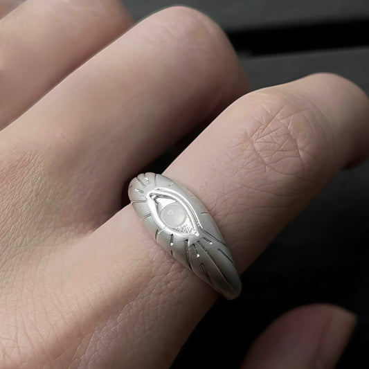 Ethereal Eye Silver Ring