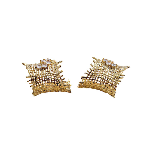 Woven Radiance Earrings