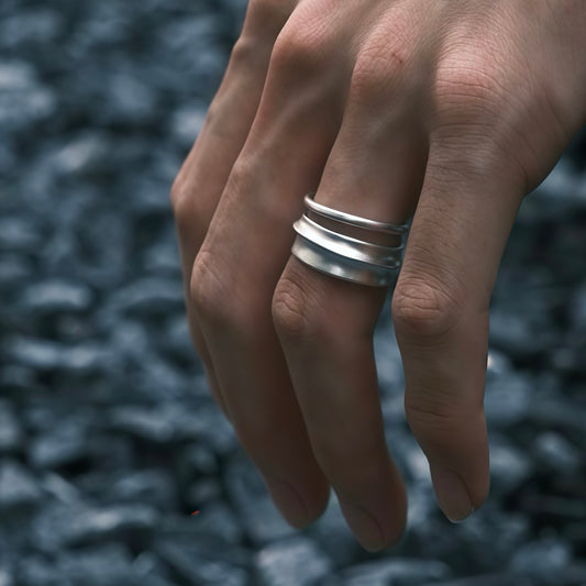 Sculpted Wave Ring